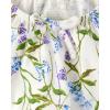 The Children’s Place Girls’ Smocked Short Sleeve Tops(Floral Hem Puff)