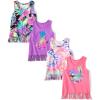 The Children’s Place Girls’ Graphic Fringe Tank Tops(In the Pink 4-pack)