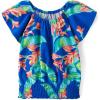 The Children’s Place Girls’ Smocked Short Sleeve Tops(Renew Blue)