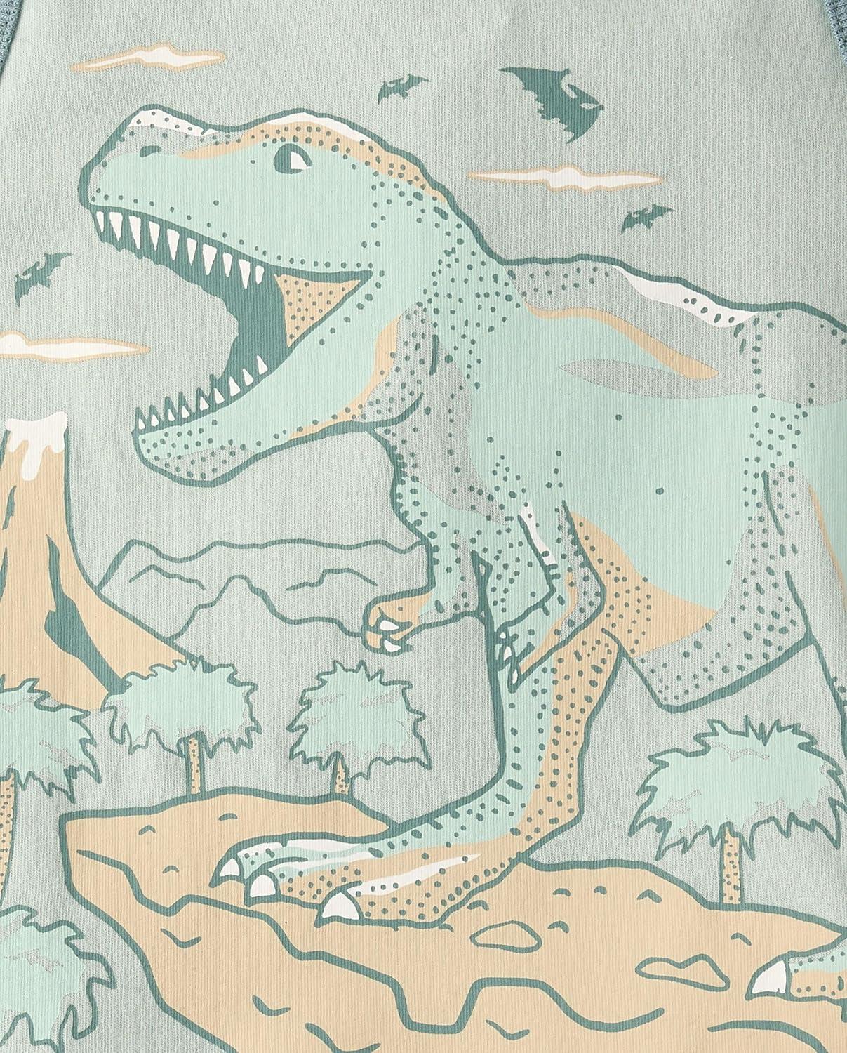 imageThe Childrens Place Baby Boys and Toddler Assorted Tank TopGreen Dinos 3pack