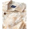 The Children’s Place Baby Boys’ and Toddler Poplin Short Sleeve Button Down Shirt(Irish Cream Safari)