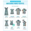 The Children’s Place Baby Boys’ and Toddler Poplin Short Sleeve Button Down Shirt(Mellow Aqua Tropical)