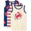 The Children’s Place Boys and Toddler Assorted Sleeveless Tank Tops(Lobsters 3-pack)