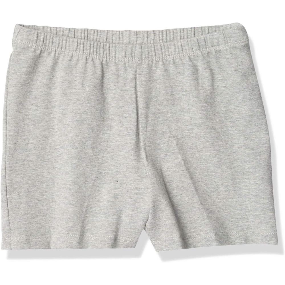 imageThe Childrens Place Girls Essential Cartwheel ShortsHeather Grey Single