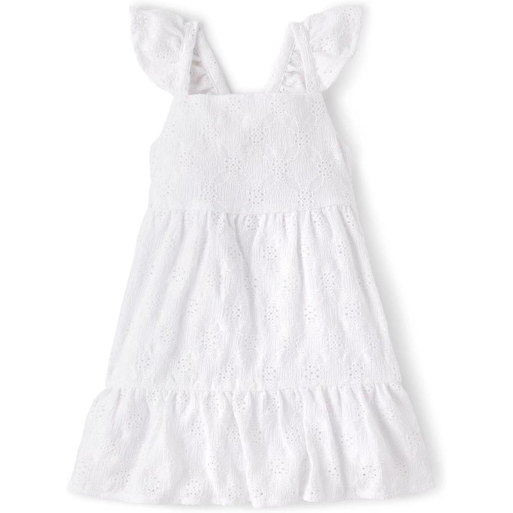 imageThe Childrens PlaceBabyGirlsand Toddler Sleeveless Maxi DressIsland Green6 Months9 MonthsSoft White