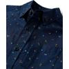 The Children’s Place Boys’ Short Sleeve Poplin Button Down Shirt(Tidal Doodle)