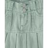 The Children’s Place Girls’ Everyday Denim Skirts and Skorts(Mint Taffy Skort)