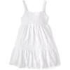 The Children’s Place Big Girls’ Sleeveless Maxi Dress(Soft White)
