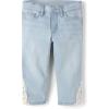 The Children’s Place Girls’ Capri Jeans(Dream Wash Lace)