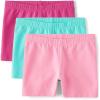 The Children’s Place Girls’ Essential Cartwheel Shorts(Sugarcandy 3-pack)