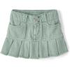 The Children’s Place Girls’ Everyday Denim Skirts and Skorts(Mint Taffy Skort)