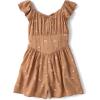 The Children’s Place Girls’ Flutter Romper(Honey)