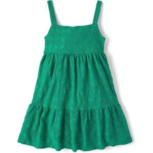 The Children’s Place Big Girls’ Sleeveless Maxi Dress(Island Green)