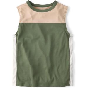 The Children’s Place Boys’ Athletic Tank Top, Quick Dry(Greenwhich Muscle)