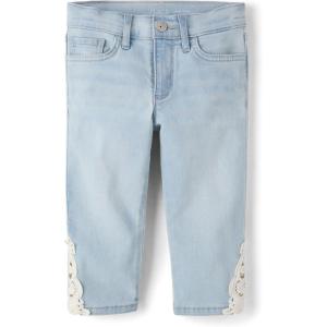 The Children’s Place Girls’ Capri Jeans(Dream Wash Lace)