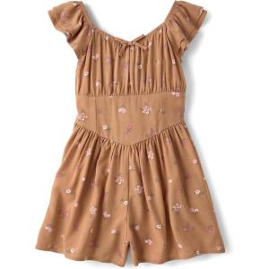 The Children’s Place Girls’ Flutter Romper(Honey)