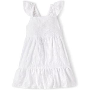 The Children’s Place,Baby-Girls,and Toddler Sleeveless Maxi Dress,Island Green,6 Months,9 Months(Soft White)