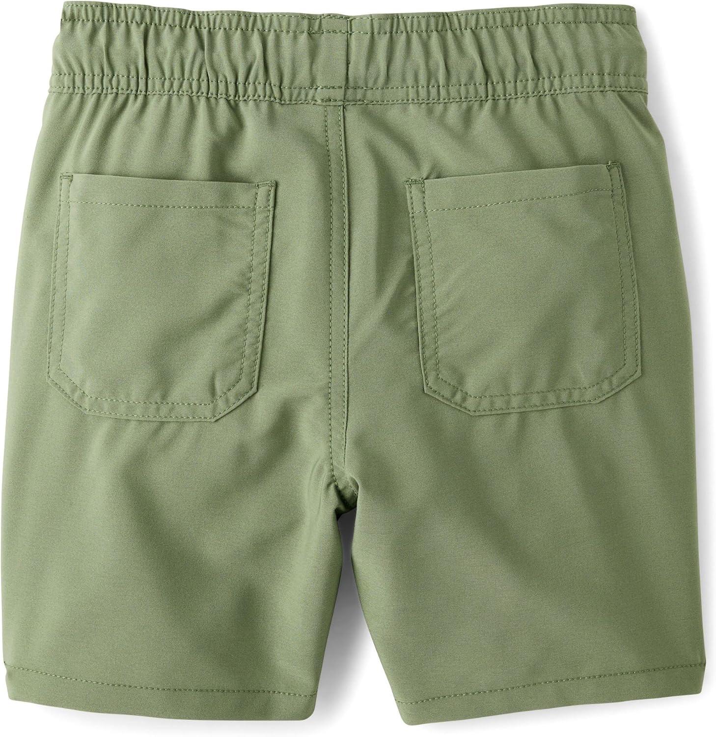 imageThe Childrens Place Boys Quick Dry Pull on ShortsCapers