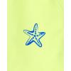 The Children’s Place Baby Boys’ and Toddler Short Sleeve Rashguard and Bottoms(Lime Starfish)