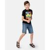 The Children’s Place Boys’ Boys’ Everyday Slip on Double Buckle Slide Sandals(Black)