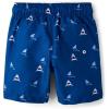 The Children’s Place Boys’ Short Sleeve Rashguard and Swim Trunk, 2-piece Set(Tidal Sharks)