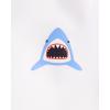 The Children’s Place Boys’ Short Sleeve Rashguard and Swim Trunk, 2-piece Set(Tidal Sharks)