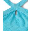The Children’s Place Girls’ 2-piece Bikini Swimsuit(Blue Seashells)