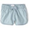 The Children’s Place Girls’ Denim Pull on Shorts(Light Wash 3-pack)