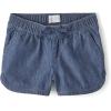 The Children’s Place Girls’ Denim Pull on Shorts(Light Wash 3-pack)