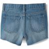 The Children’s Place Girls Denim Shortie Shorts(Relaxed Dahlia)