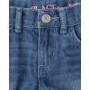 The Children’s Place Girls Denim Shortie Shorts(Ruby Frayed Seam)