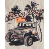 The Children’s Place boys Short Sleeve Top and Shorts,2 Piece Pajama Set(Wave Chaser)