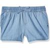 The Children’s Place Girls’ Denim Pull on Shorts(Lt 90s Blu Wsh)