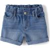 The Children’s Place Girls Denim Shortie Shorts(Autumn Wash)