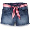 The Children’s Place Girls Denim Shortie Shorts(Brooke Wash)