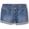 The Children’s Place Girls Denim Shortie Shorts(Rose Wash)