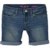 The Children’s Place Girls Twill Skimmer Shorts(Azure Blue Wash)