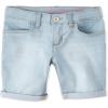 The Children’s Place Girls Twill Skimmer Shorts(Ice Wash)