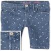 The Children’s Place Girls Twill Skimmer Shorts(White Hearts)