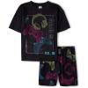 The Children’s Place boys Short Sleeve Top and Shorts,2 Piece Pajama Set(Neon Gamer)