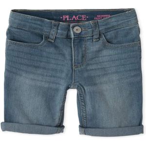 The Children’s Place Girls Twill Skimmer Shorts(Twyla Wash)