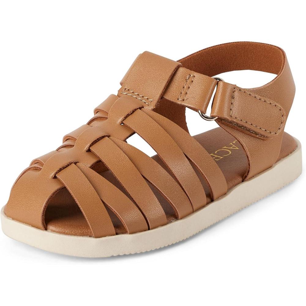 imageThe Childrens Place Baby Girls Baby Girls and Toddler Fisherman SandalsTan