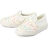 The Children’s Place Baby Girls’ Baby Girls’ and Toddler Casual Slip on Shoes Sneaker(Rainbow Flowers)