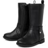 The Children’s Place Baby Girls’ Baby Girls and Toddler Tall Riding Boots(Black)