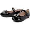 The Children’s Place Girls Baby Girls and Toddler Closed Toe Ballet Flats(Black)