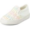 The Children’s Place Baby Girls’ Baby Girls’ and Toddler Casual Slip on Shoes Sneaker(Rainbow Flowers)