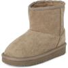 The Children’s Place Baby Girls’ Baby Girls and Toddler Classic Ankle Boots, Faux Fur Lined(Taupe)