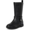 The Children’s Place Baby Girls’ Baby Girls and Toddler Tall Riding Boots(Black)