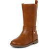 The Children’s Place Baby Girls’ Baby Girls and Toddler Tall Riding Boots(Tan)