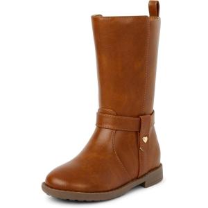 The Children’s Place Baby Girls’ Baby Girls and Toddler Tall Riding Boots(Tan)